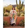 image:imageGypsie Blu Women Plus Size Kaftan Dress Beach Cover Up Maxi Dresses for Women VNeck Kimono Sleeve 1X3XWhite
