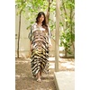 image:imageGypsie Blu Caftan Dress for Women Satin Silk Printed Plus Size  Moo Moo Dress Kimono Sleeve Maxi Gown PartiesCream Zebra