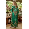 image:imageGypsie Blu Caftan Dress for Women Satin Silk Printed Plus Size  Moo Moo Dress Kimono Sleeve Maxi Gown PartiesEmerald Green