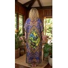 image:imageGypsie Blu Caftan Dress for Women Satin Silk Printed Plus Size  Moo Moo Dress Kimono Sleeve Maxi Gown PartiesRoyal Purple