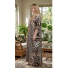 image:imageGypsie Blu Caftan Dress for Women Satin Silk Printed Plus Size  Moo Moo Dress Kimono Sleeve Maxi Gown PartiesWarm Beige